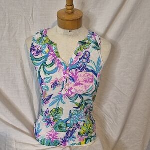 Lilly Pulitzer Multicolor Floral Tank Top